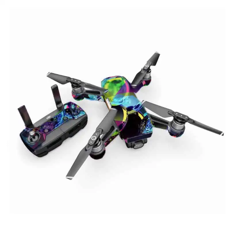 Skin Dji Spark Bolle Colorate