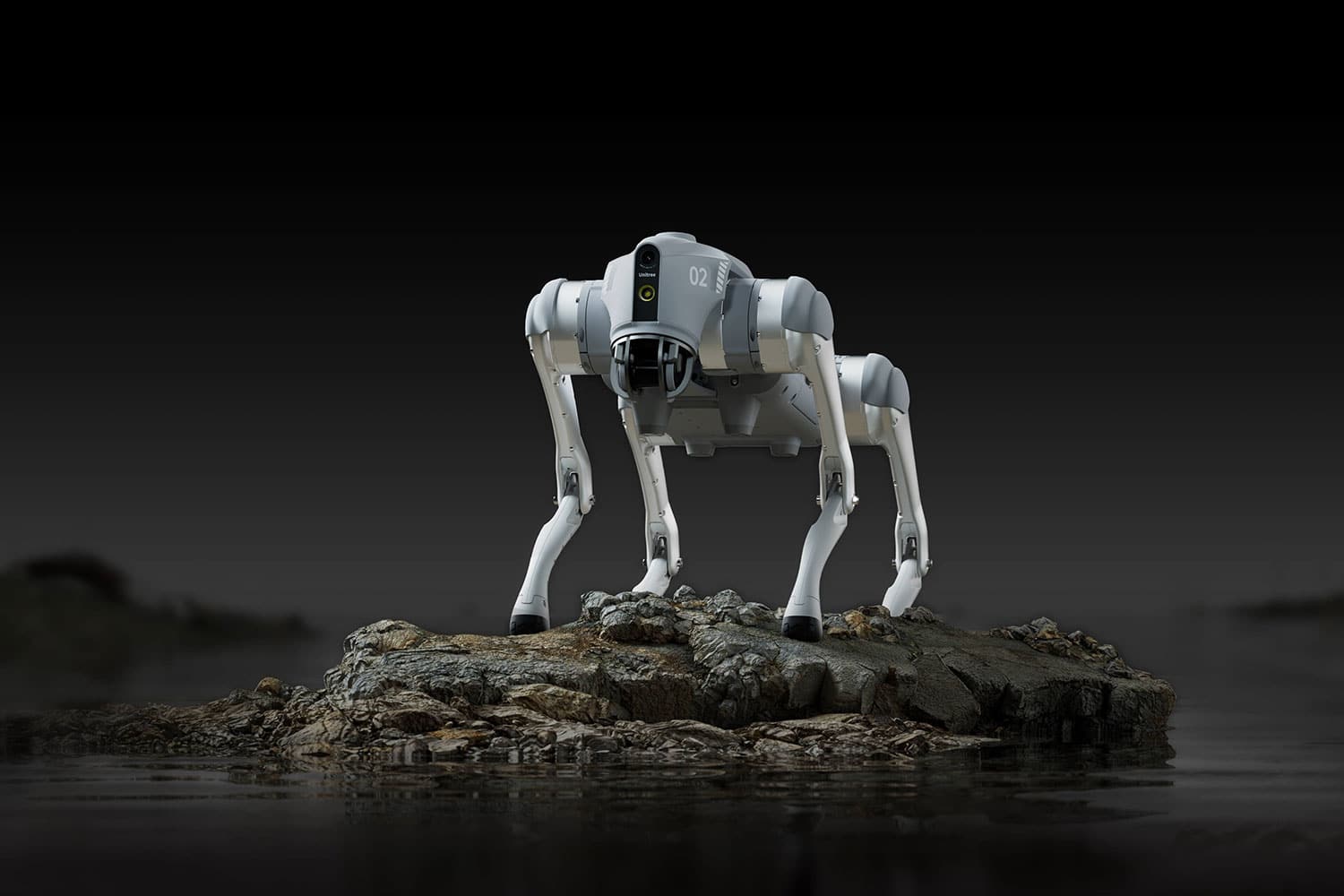 Drone Robot quadrupede